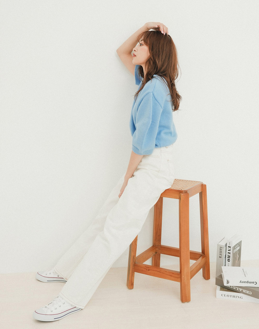 half puff sleeve knit | 詳細画像8