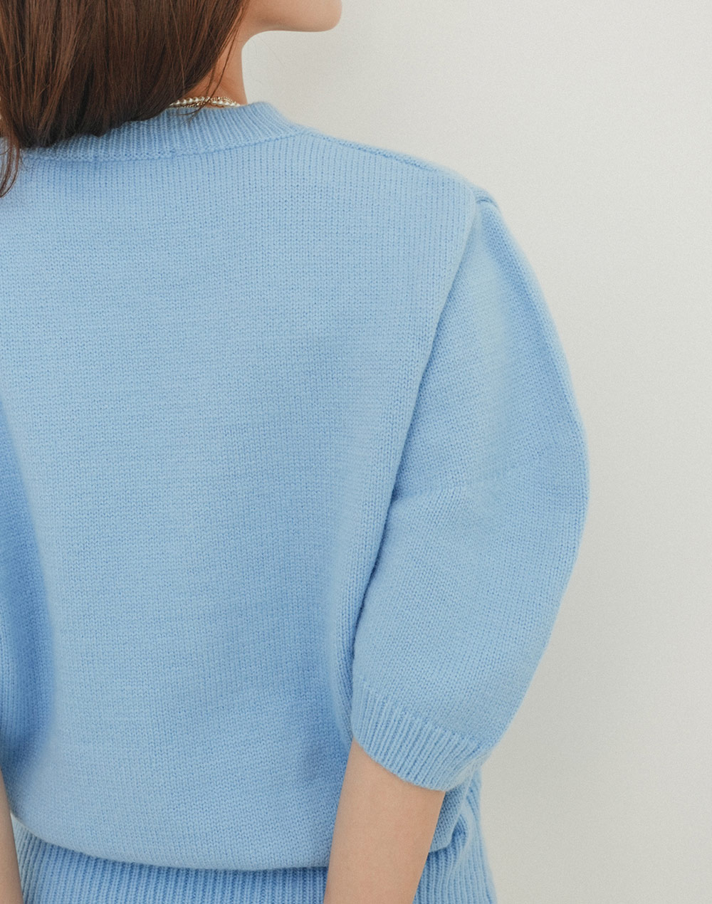half puff sleeve knit | 詳細画像13