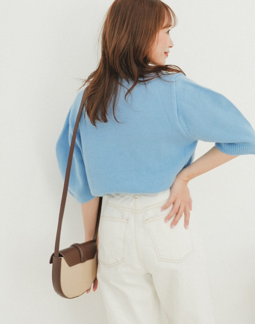 half puff sleeve knit | 詳細画像14