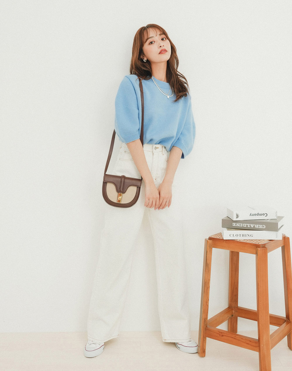 half puff sleeve knit | 詳細画像15