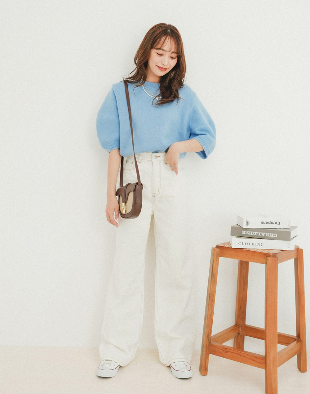 half puff sleeve knit | 詳細画像16