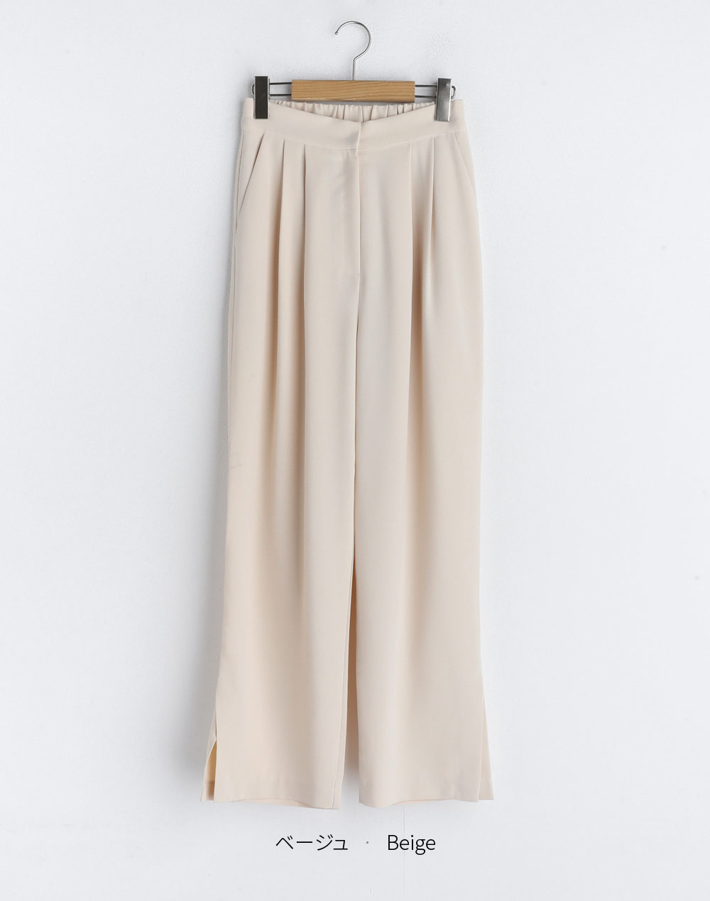 front tuck slacks | 詳細画像19