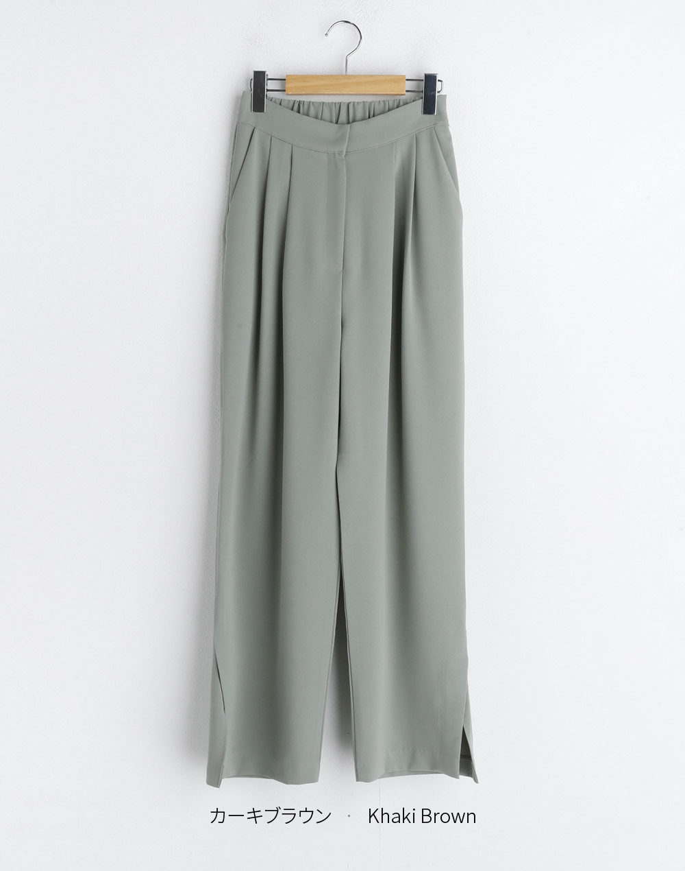 front tuck slacks | 詳細画像21