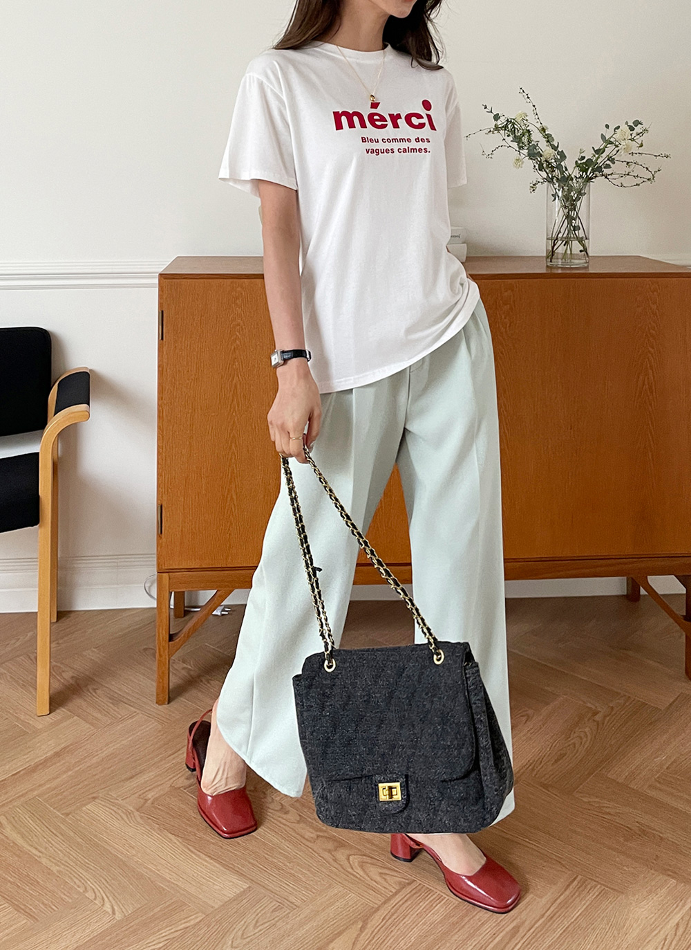 90s RalphLauren ラルフローレン 2タックワイドスラックス グレー | 古着屋 Uan