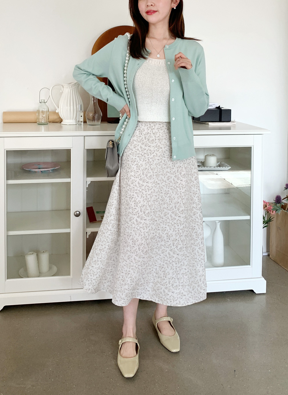 ニットノースリーブ&クロップドカーディガンSET・全5色 | DHOLIC | 詳細画像25