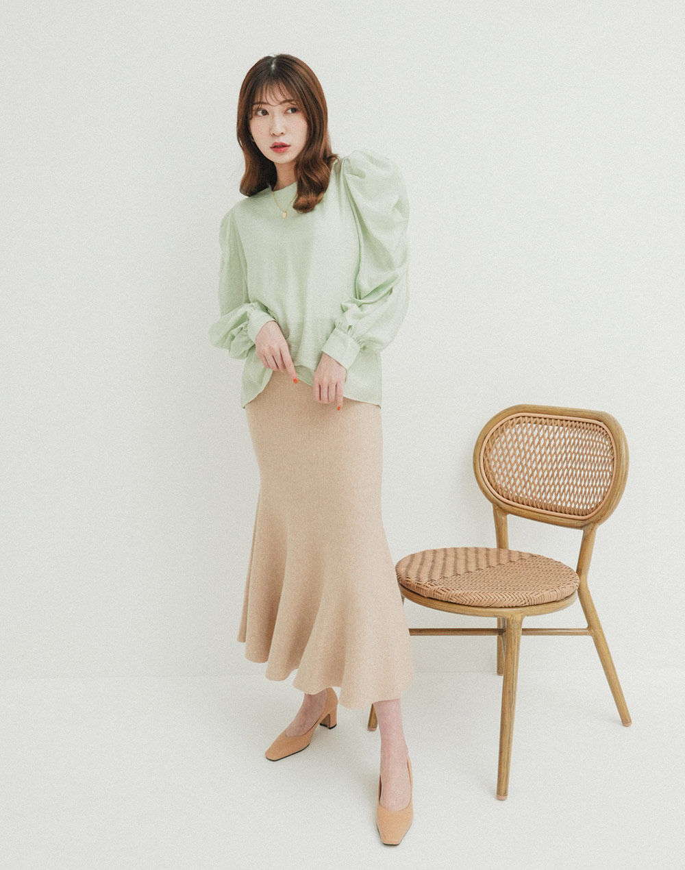 gather shoulder blouse | 詳細画像3