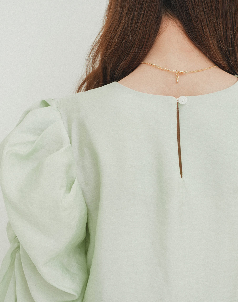 gather shoulder blouse | 詳細画像15