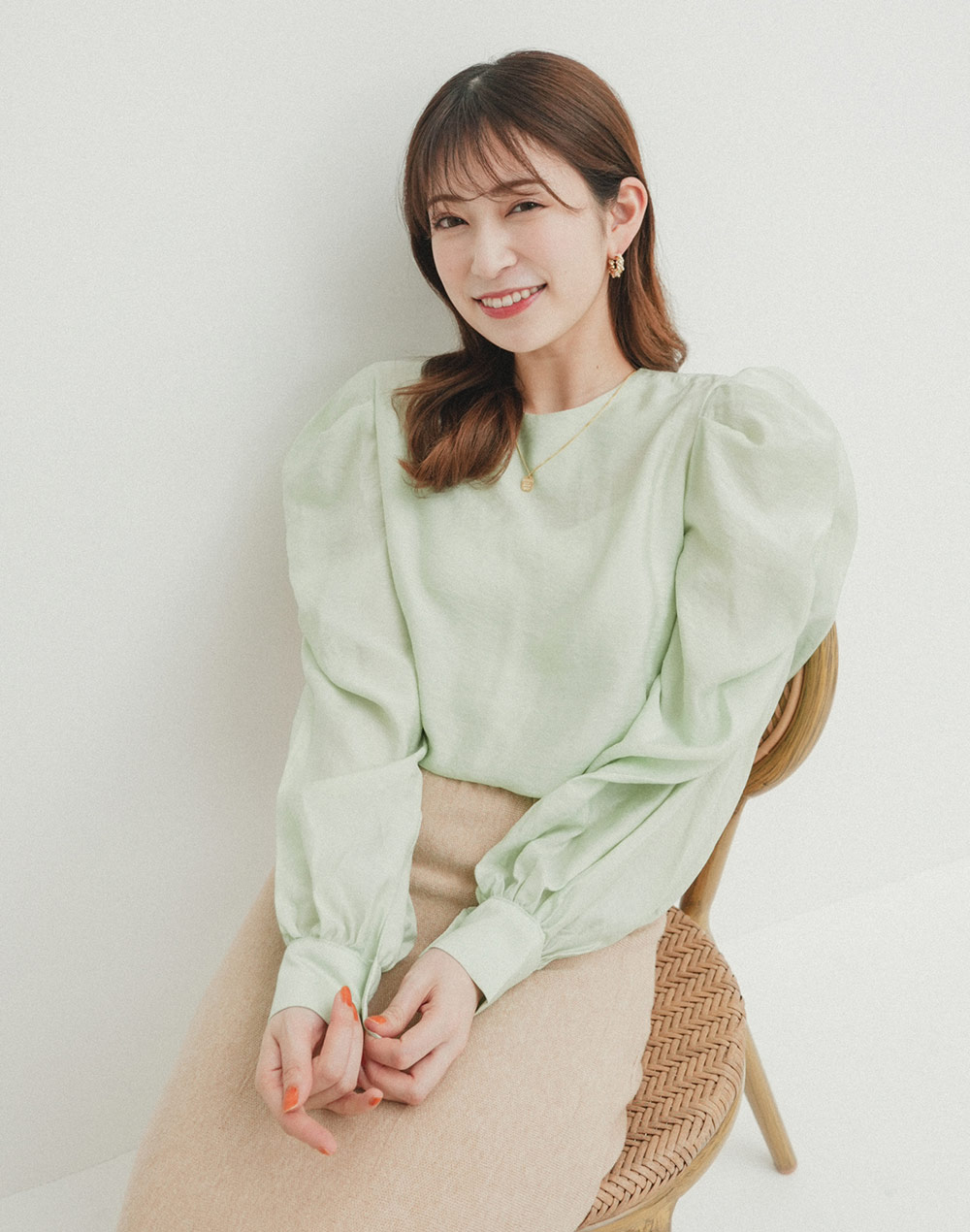 gather shoulder blouse | 詳細画像16