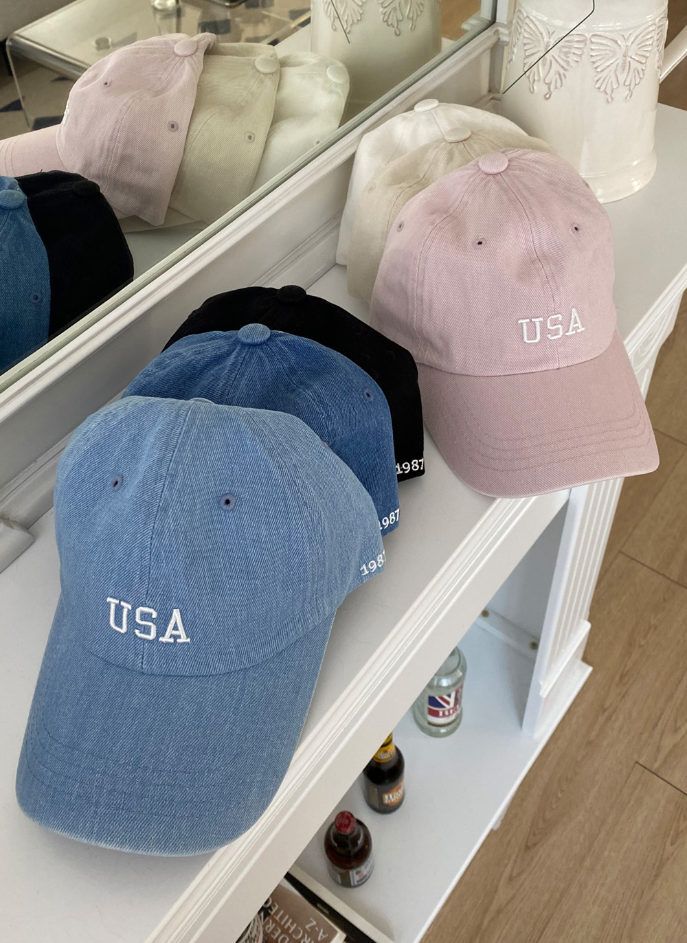 USA製 刺繍ロゴ ノートルダム大学スナップバックメッシュキャップ 帽子 S86