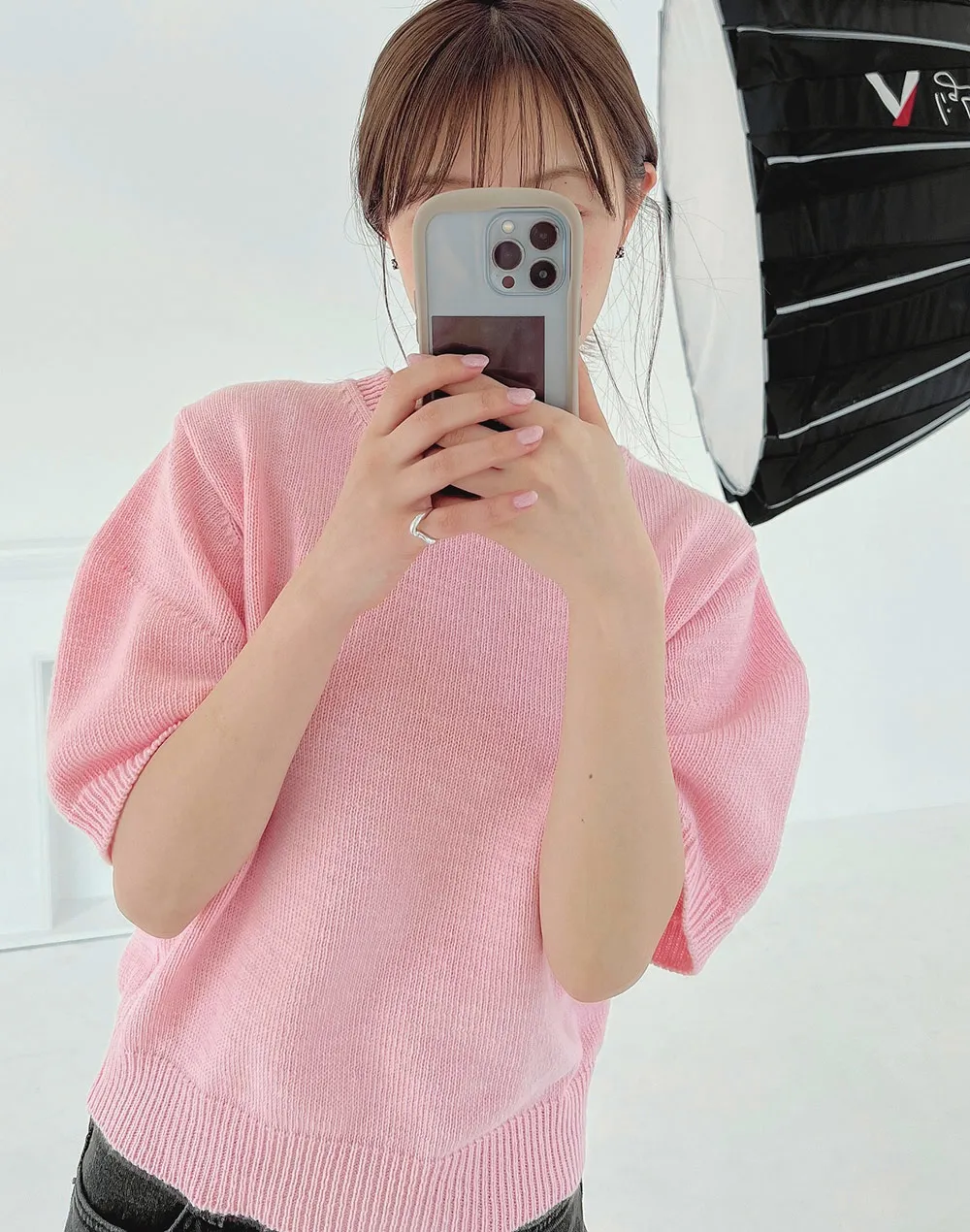 スプリングピンクニット | レディースファッション通販 - DHOLIC 