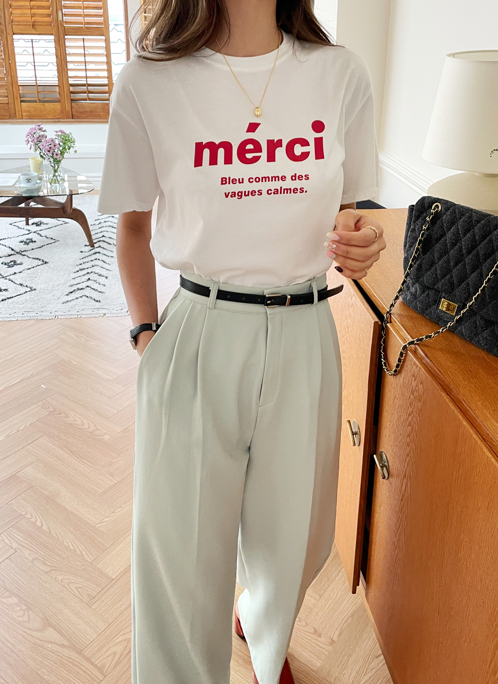 mérci半袖Tシャツ・全4色 | DHOLIC | 詳細画像8