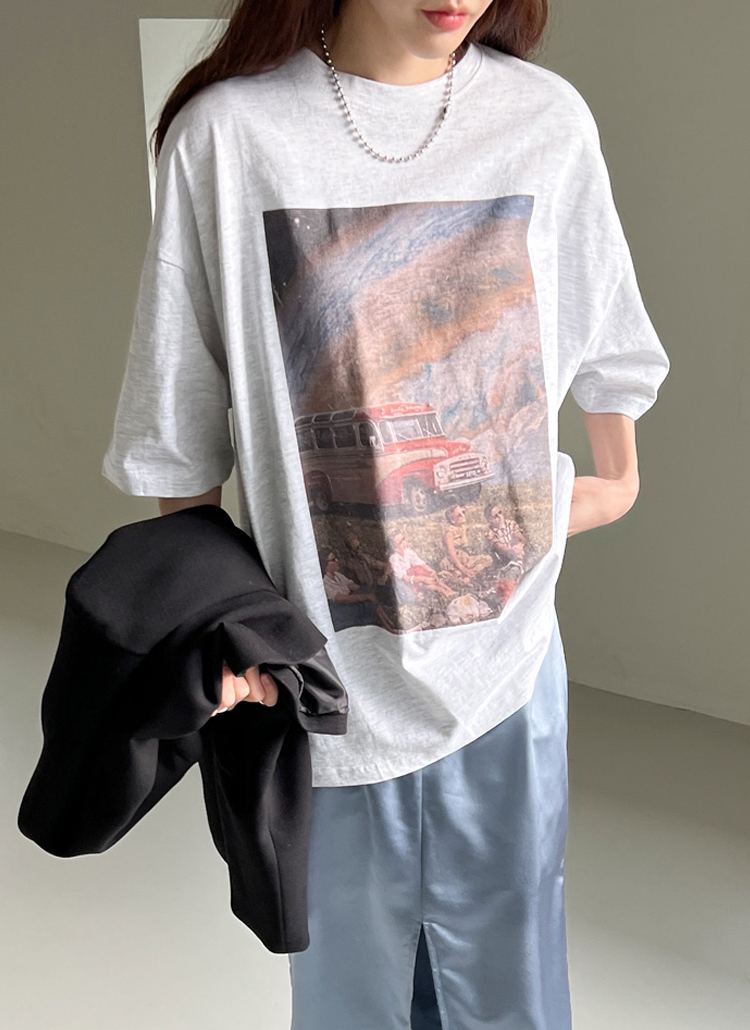 プリントオーバーサイズtシャツ P トップス 半袖tシャツ レディースファッション通販 Dholic ディーホリック プリントオーバーサイズtシャツ P トップス 半袖tシャツ レディースファッション通販 Dholic ディーホリック