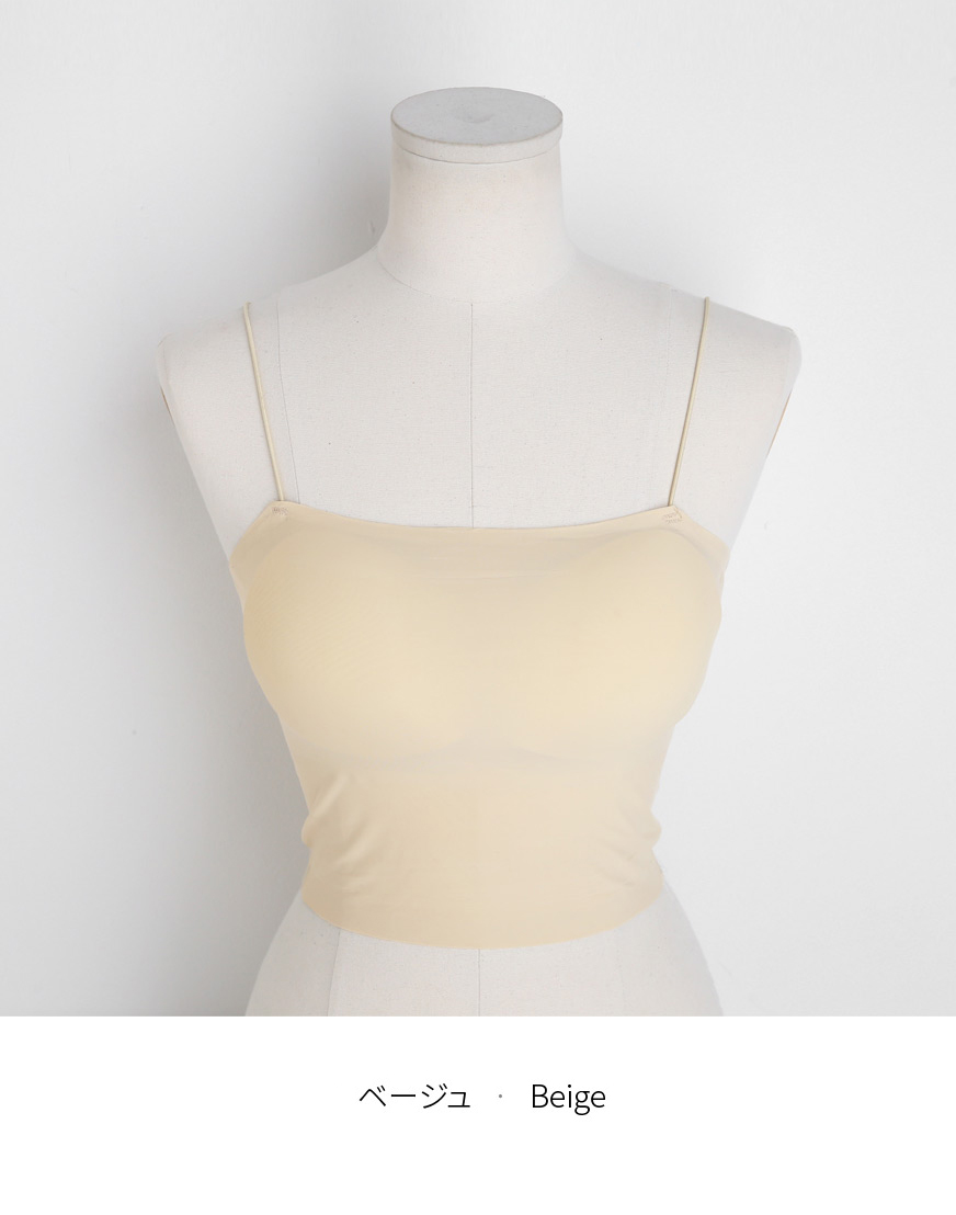camisole inner with cup | 詳細画像14