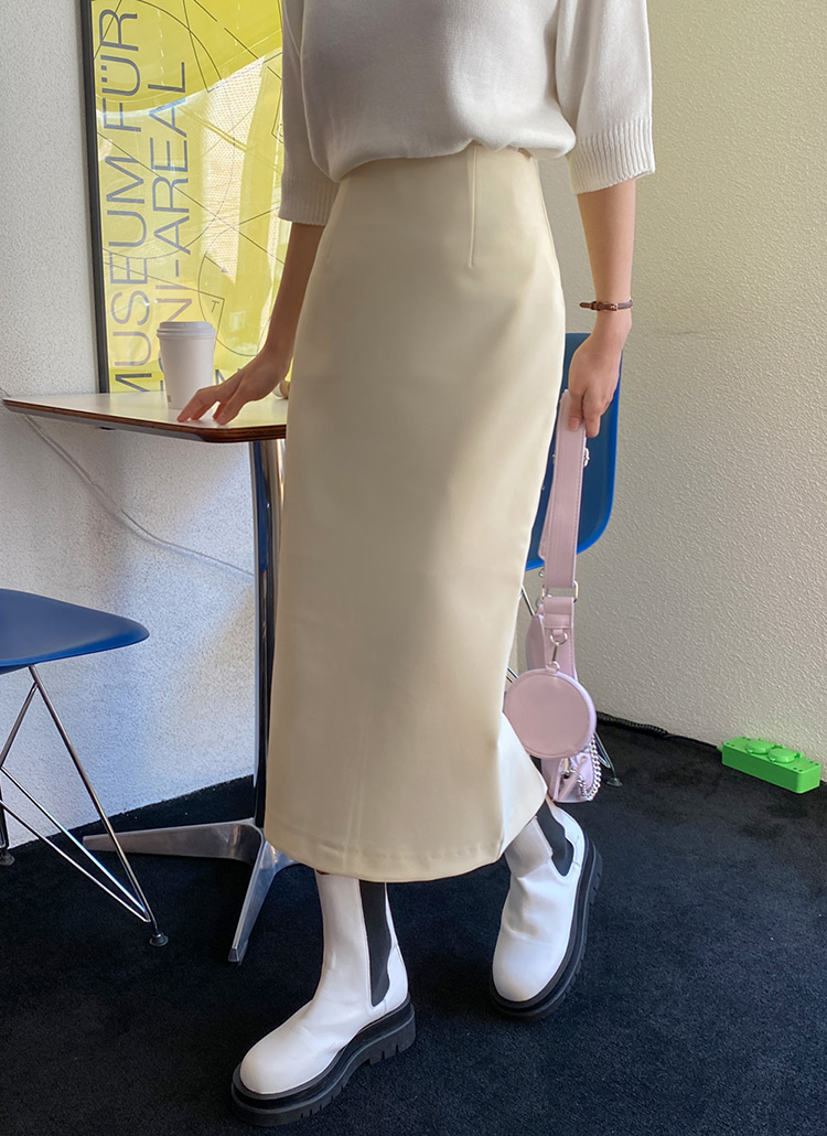 Iラインバックスリットスカート 全4色 T スカート ロングスカート レディースファッション通販 Dholic ディーホリック