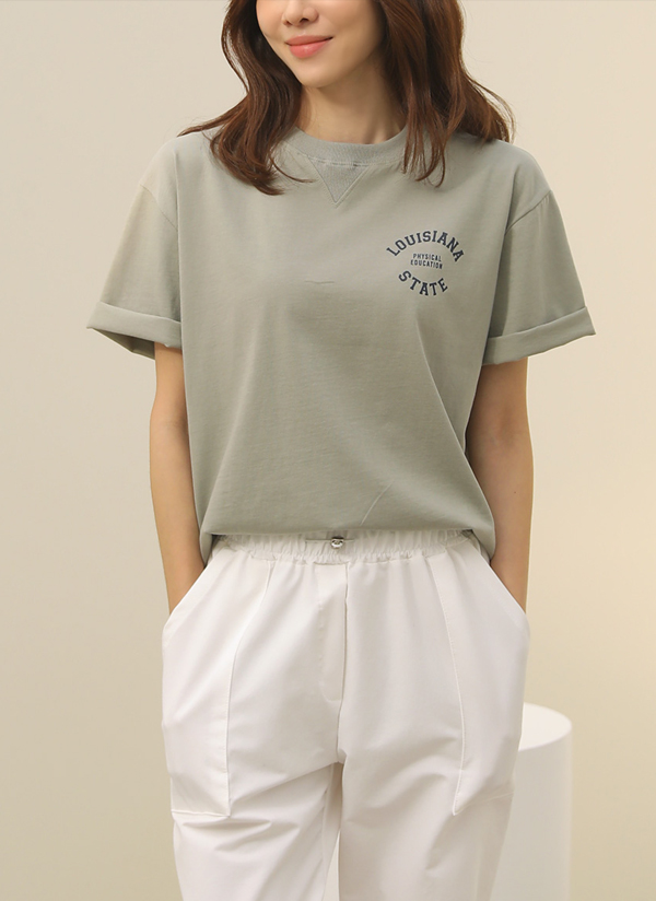 tシャツ CIRCLE LOGO T-SHIRT ”QUEENS BRIDGE”/サークルロゴTシャツ クイーンズブリッジ レディース 英字サークルTシャツ | レディースファッション通販 - DHOLIC
