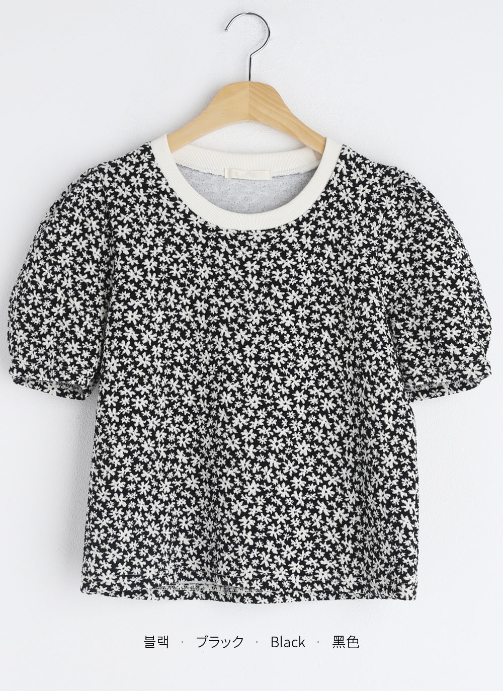 小花柄パフ半袖Tシャツ・全4色 | DHOLIC | 詳細画像30