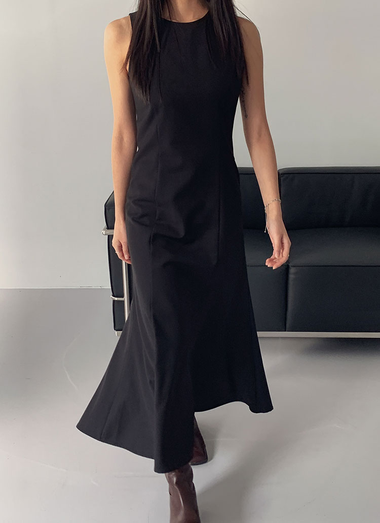 ロングスリーブレスノースリーブフレアワンピース春秋冬 ワンピース ロングワンピース Unique Luce ユニークルチェ ファッション総合通販 Dholic