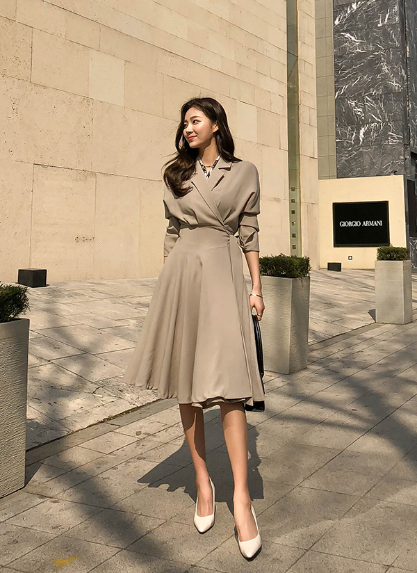 テーラードカラーワンピース レディースファッション通販 Dholic 公式