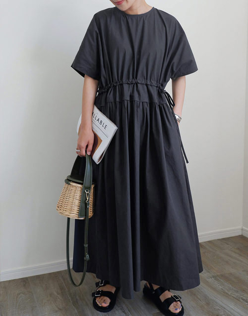 Shirring  Dress（ワンピース/ロング）| shiho_takechi | 東京ガールズマーケット