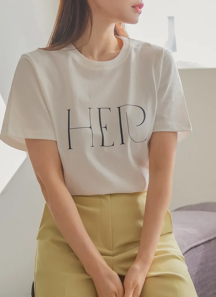 HER半袖Tシャツ | freepany | 詳細画像1