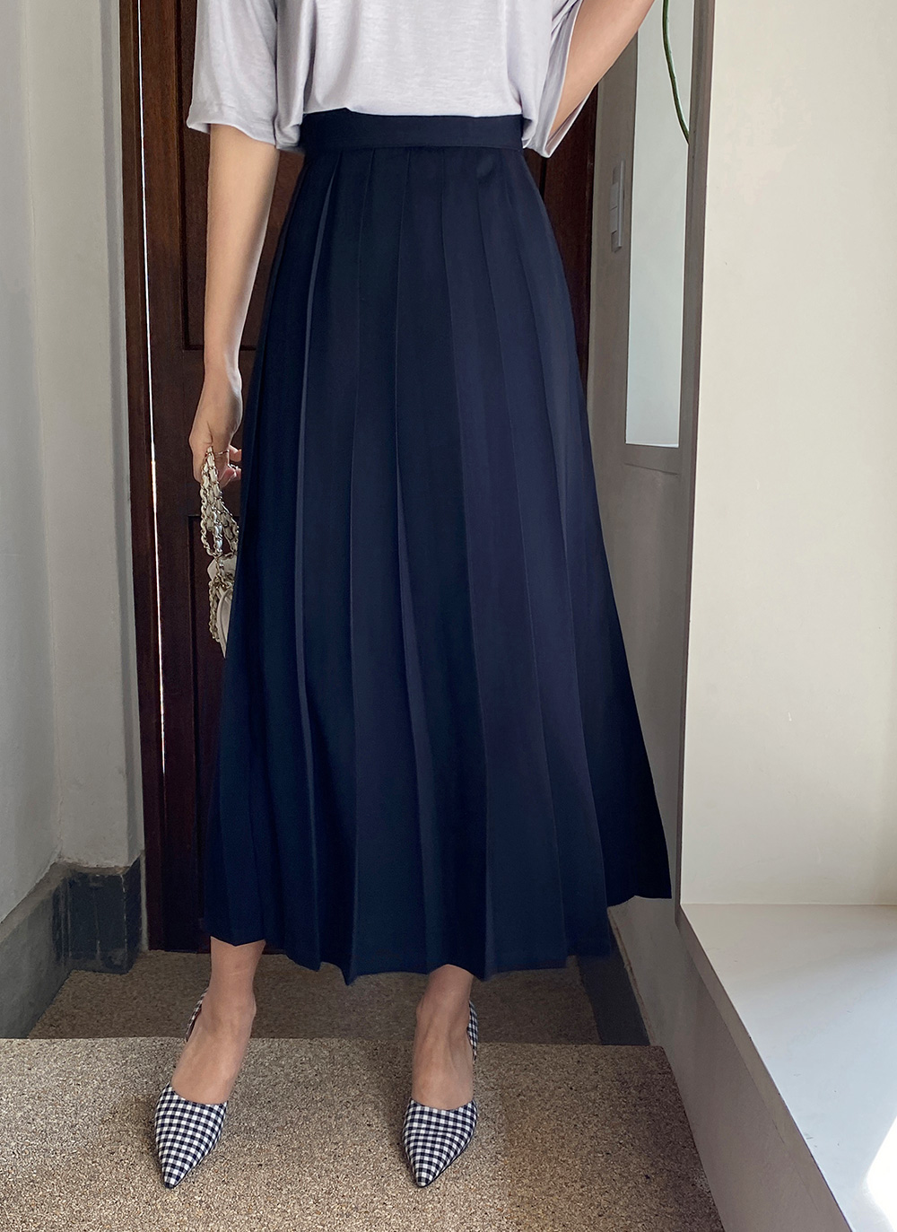 プリーツフレアスカート・全2色 | レディースファッション通販 - DHOLIC