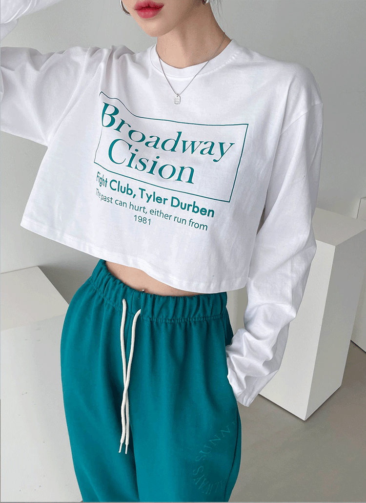 BroadwayクロップドTシャツ | ppgirl | 詳細画像1