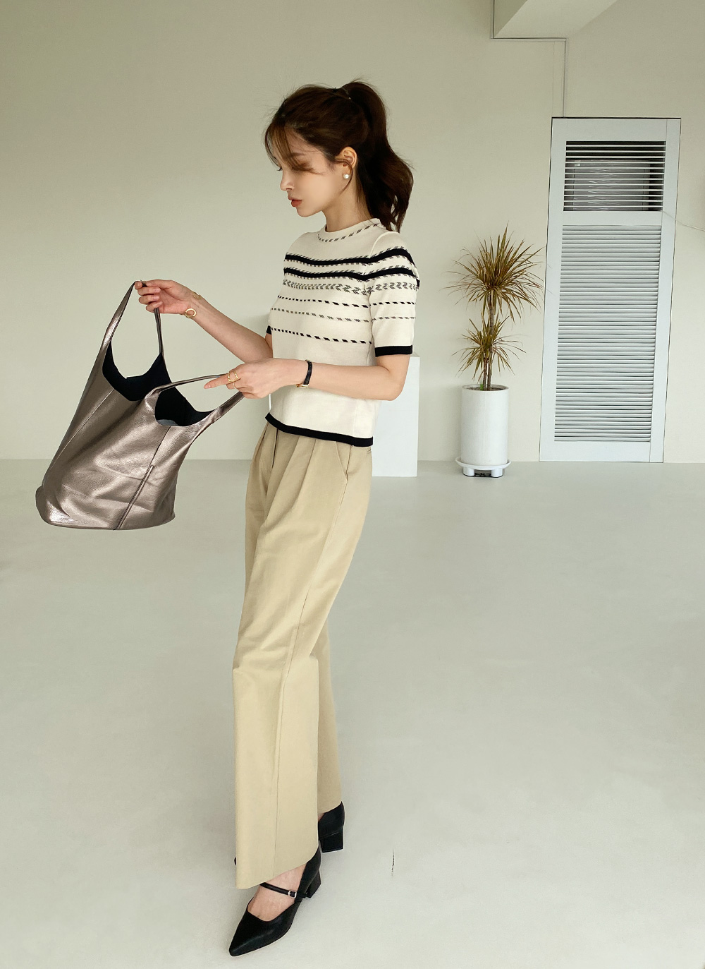 メタリックトートバッグ・全3色 | レディースファッション通販