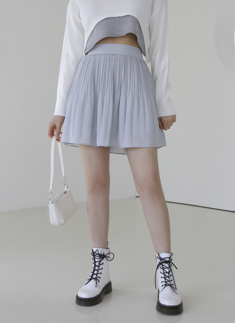 シフォンプリーツミニスカート | レディースファッション通販 - DHOLIC