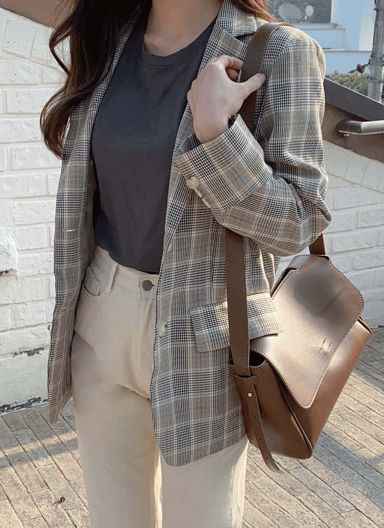 ベージュチェックジャケット P アウター ジャケット レディースファッション通販 Dholic ディーホリック