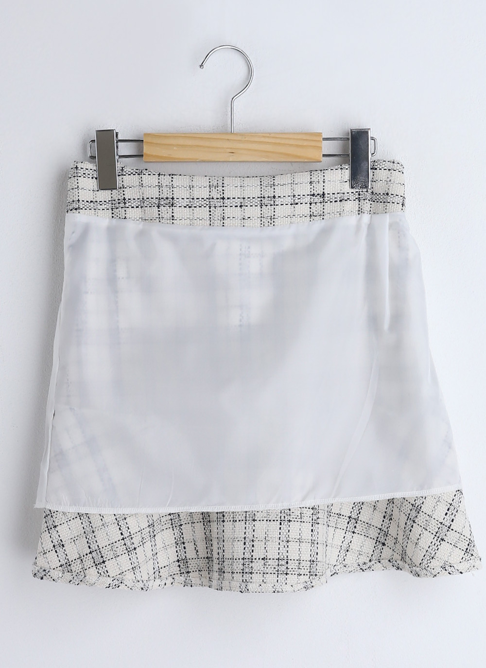 ツイードペプラムミニスカート・全3色 | レディースファッション通販