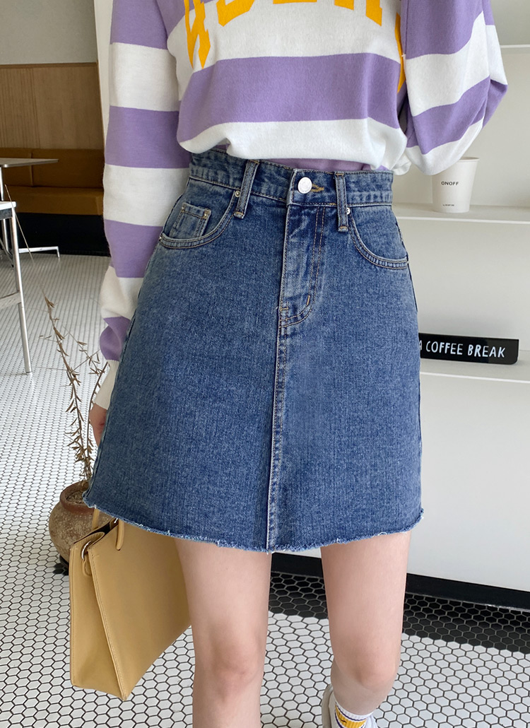 カットオフデニムミニスカート・全2色・t00337 | スカート デニムスカート | レディースファッション通販 - DHOLIC ( ディーホリック  )