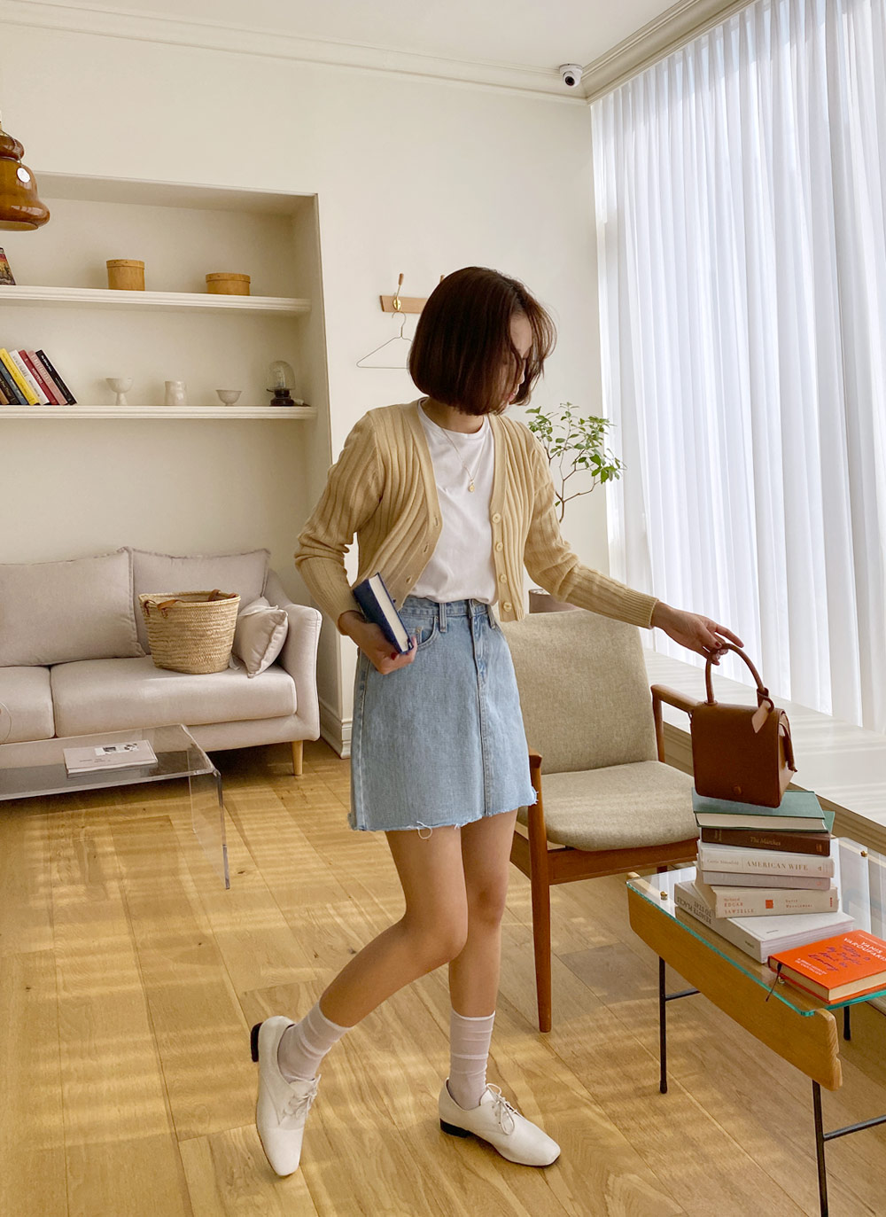 カットオフデニムミニスカート・全2色 | レディースファッション通販