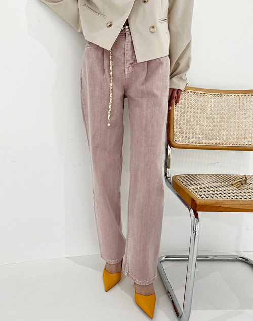 straight gathered color pants（パンツ/パンツ）| futa_sakaguchi | 東京ガールズマーケット