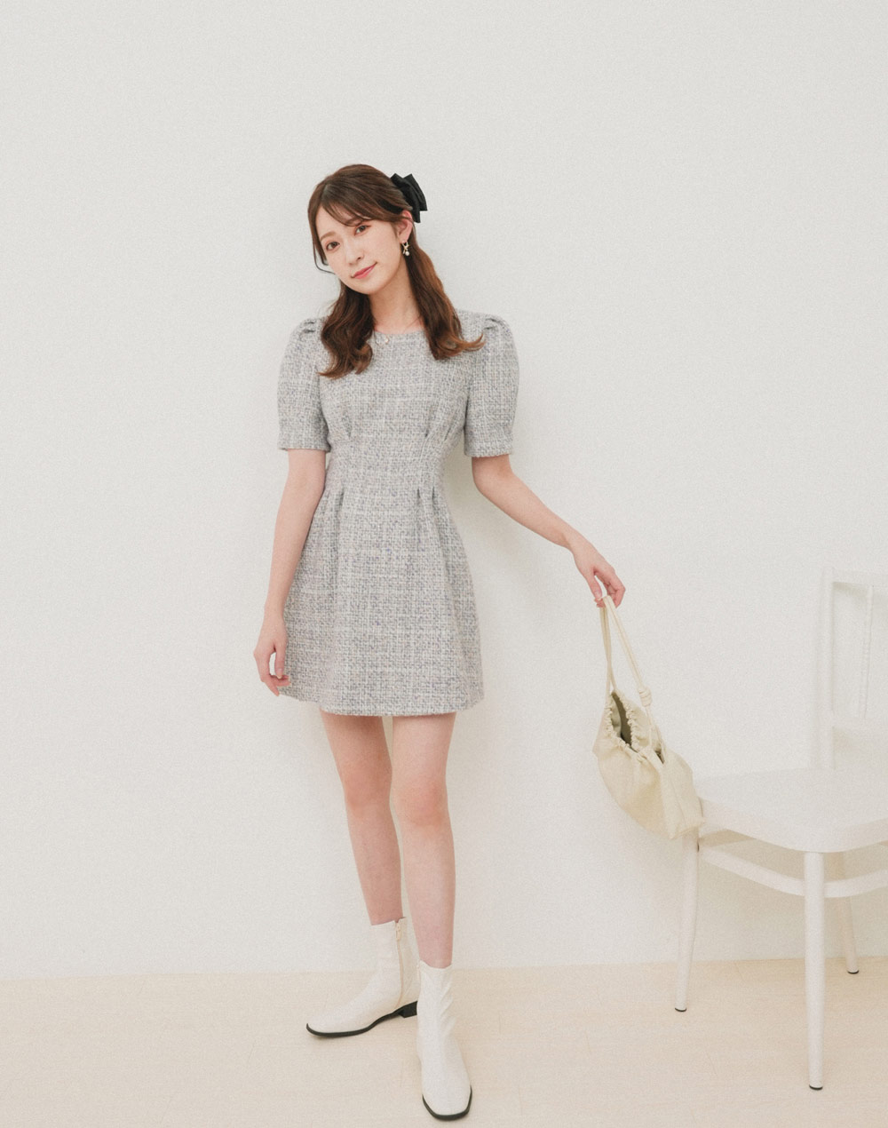 puff sleeve mini onepiece | 詳細画像2