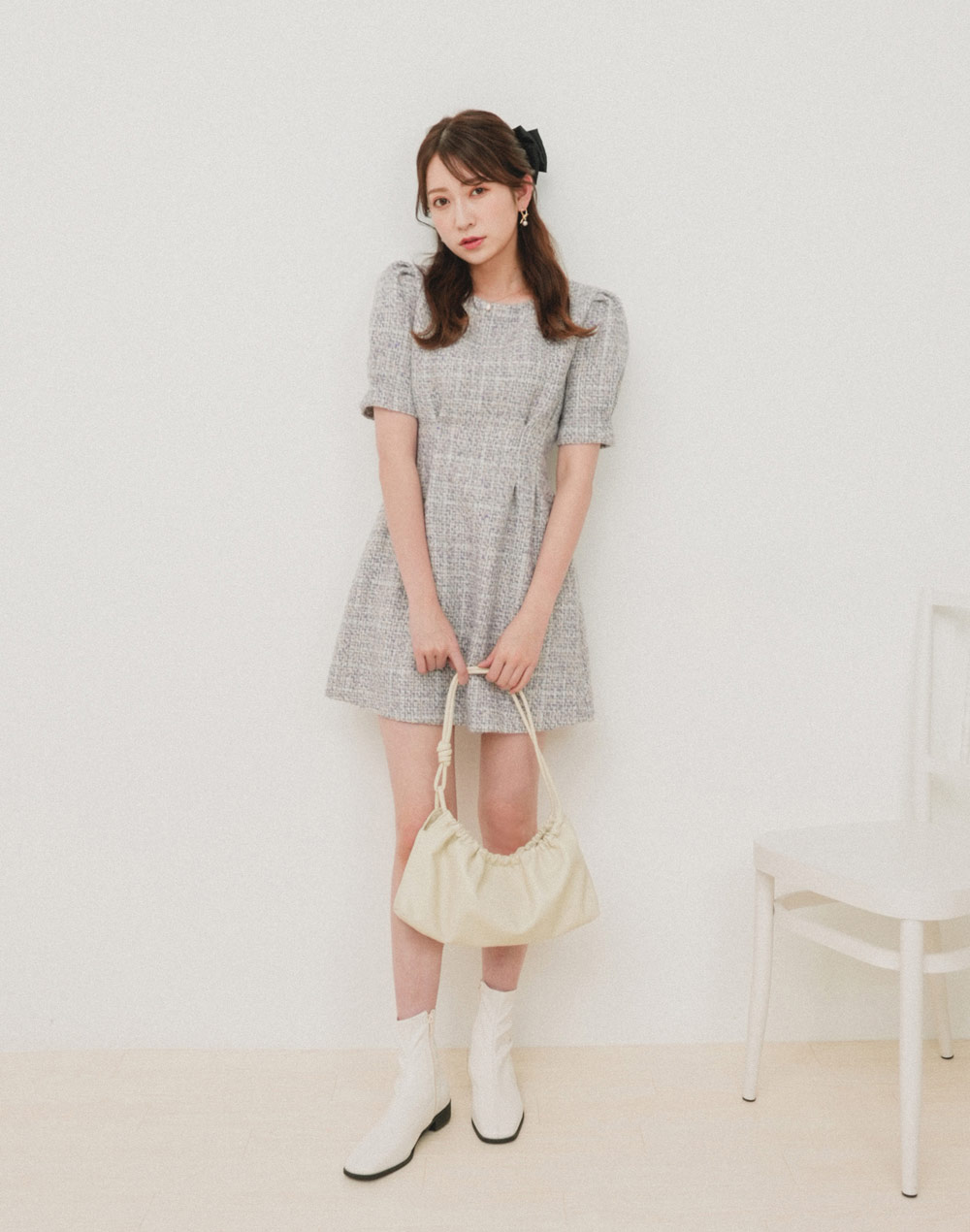 puff sleeve mini onepiece | 詳細画像3