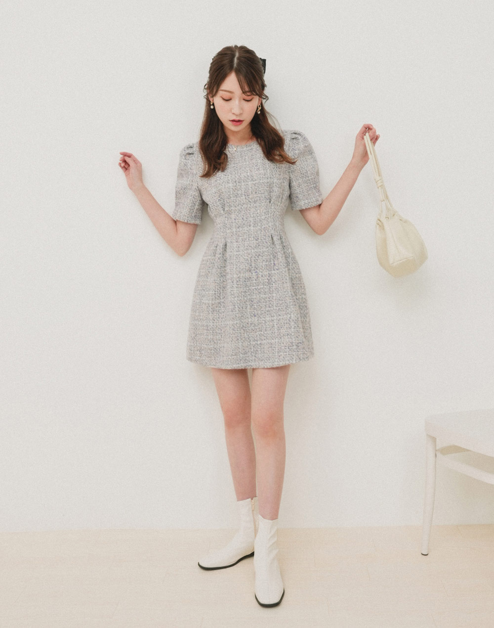 puff sleeve mini onepiece | 詳細画像6
