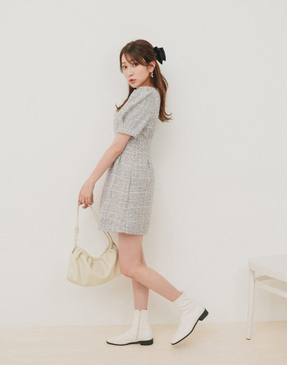 puff sleeve mini onepiece | 詳細画像8