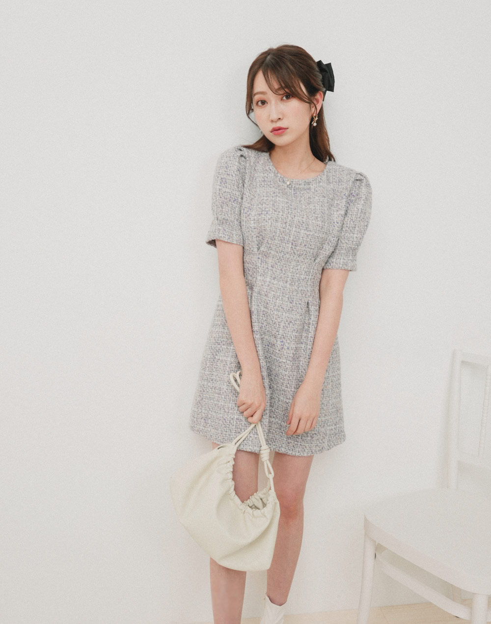 puff sleeve mini onepiece | 詳細画像11