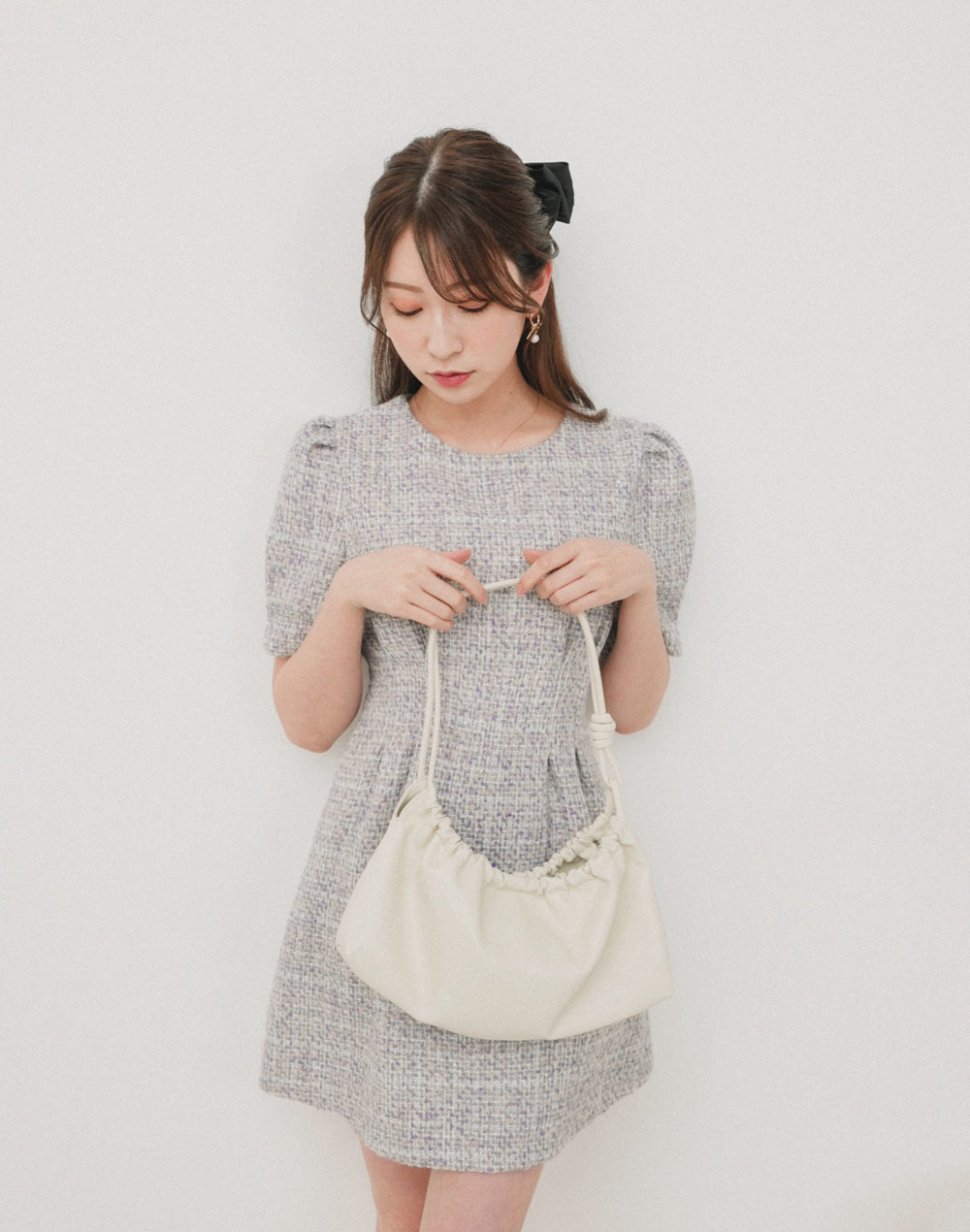 puff sleeve mini onepiece | 詳細画像14