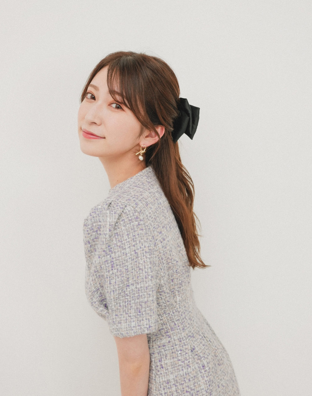 satin ribbon barrette | 詳細画像2