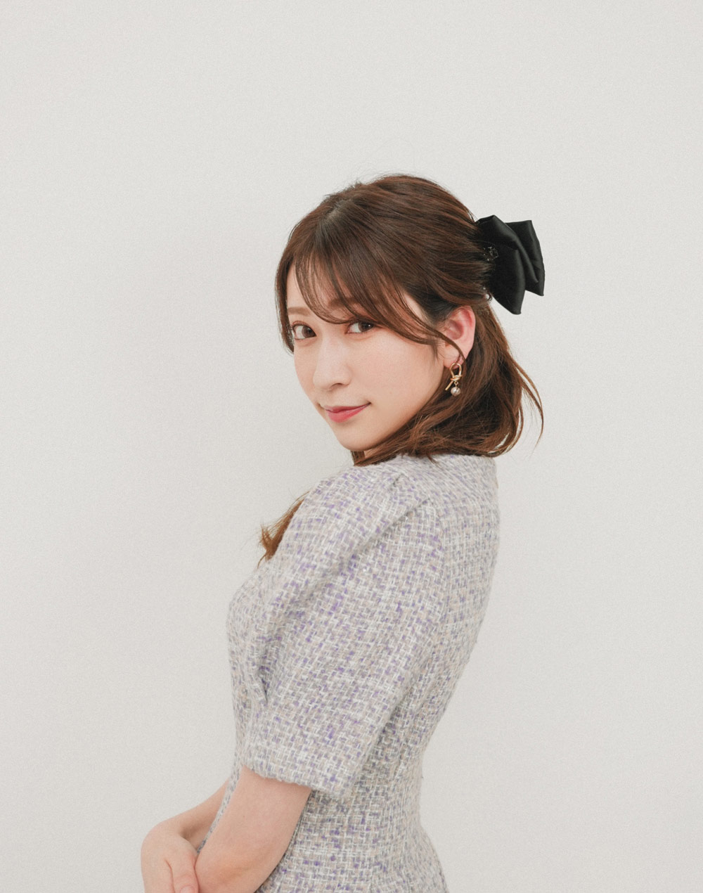 satin ribbon barrette | 詳細画像3