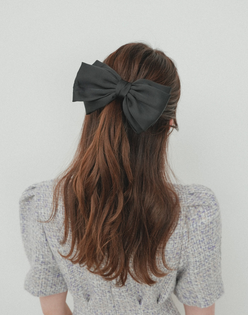 satin ribbon barrette | 詳細画像5