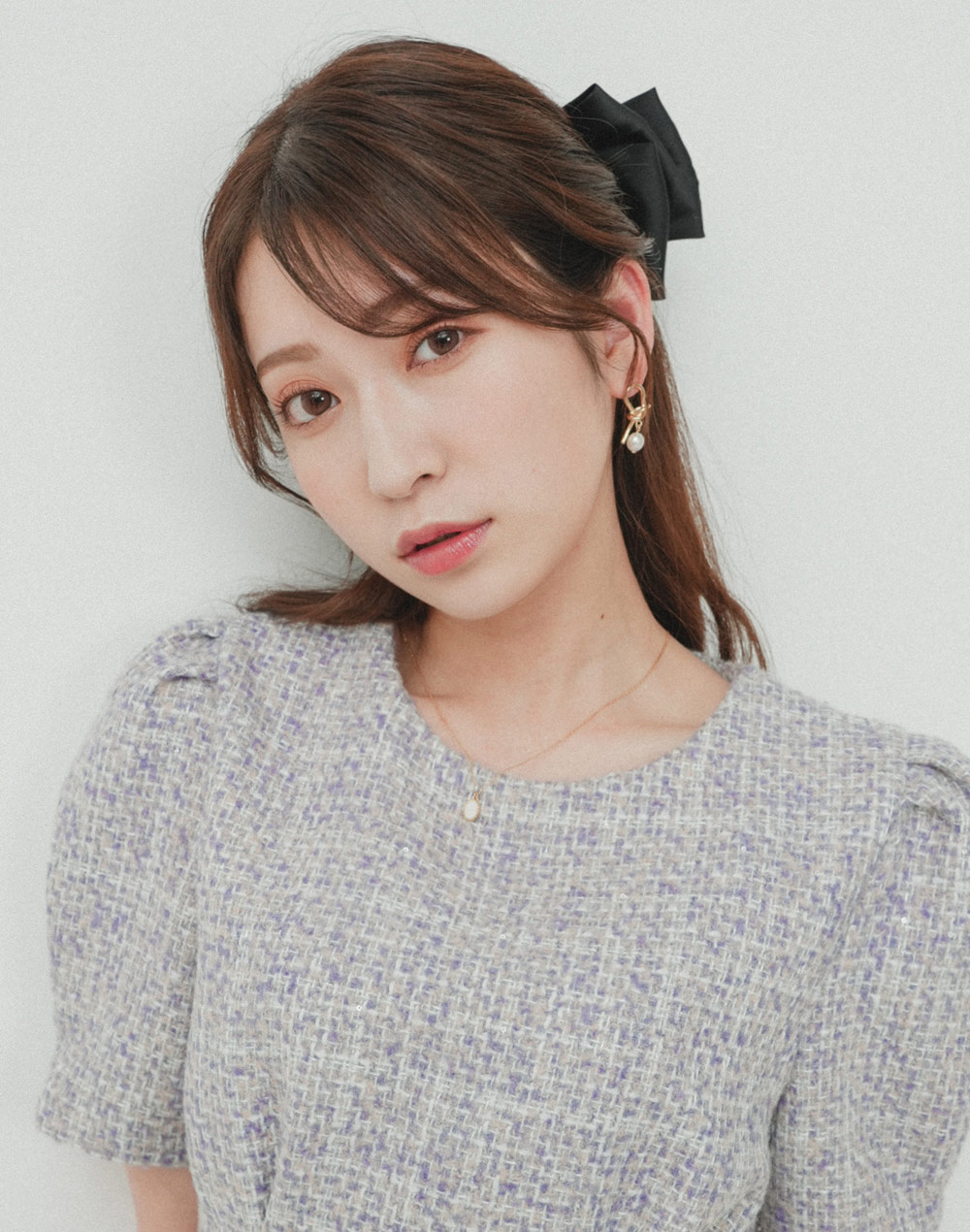 satin ribbon barrette | 詳細画像9