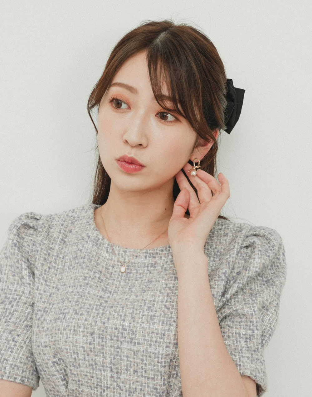 satin ribbon barrette | 詳細画像10