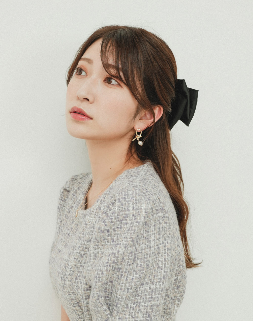 satin ribbon barrette | 詳細画像11