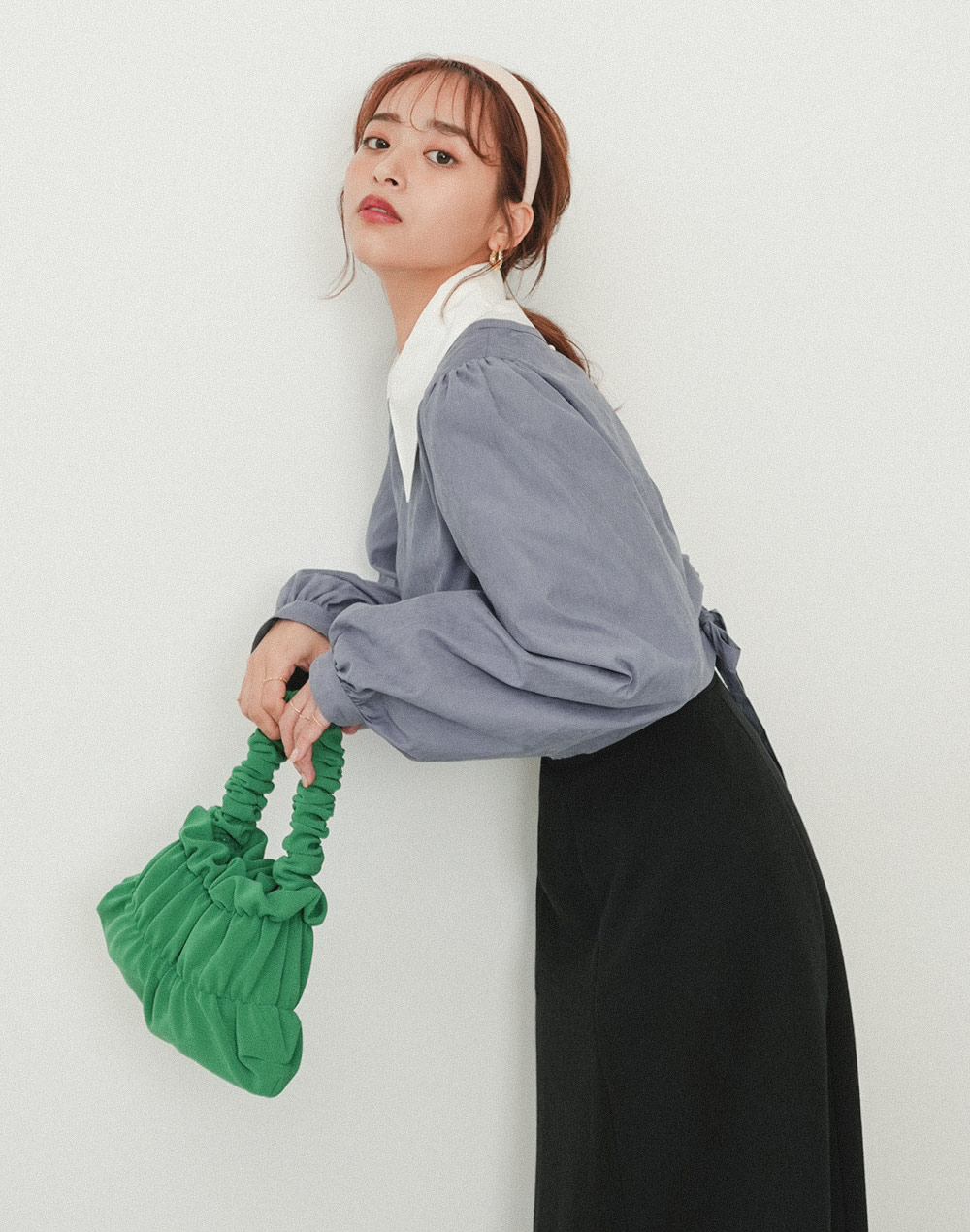 shirring mini bag | 詳細画像3
