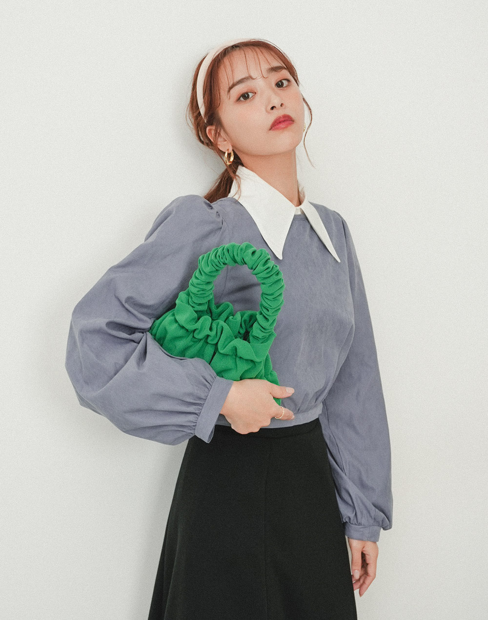 shirring mini bag | 詳細画像5