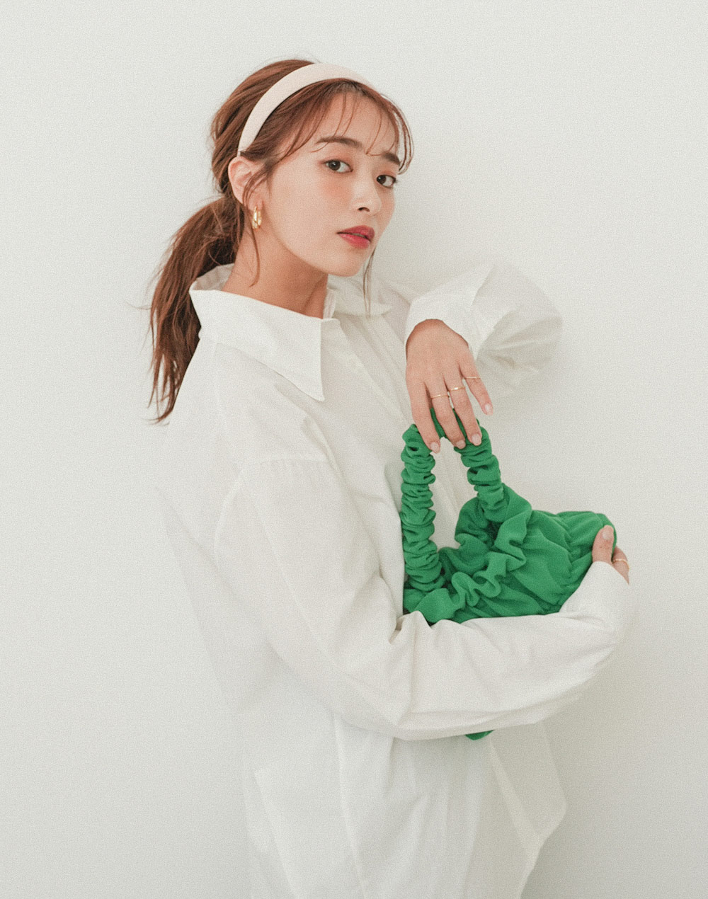 shirring mini bag | 詳細画像8