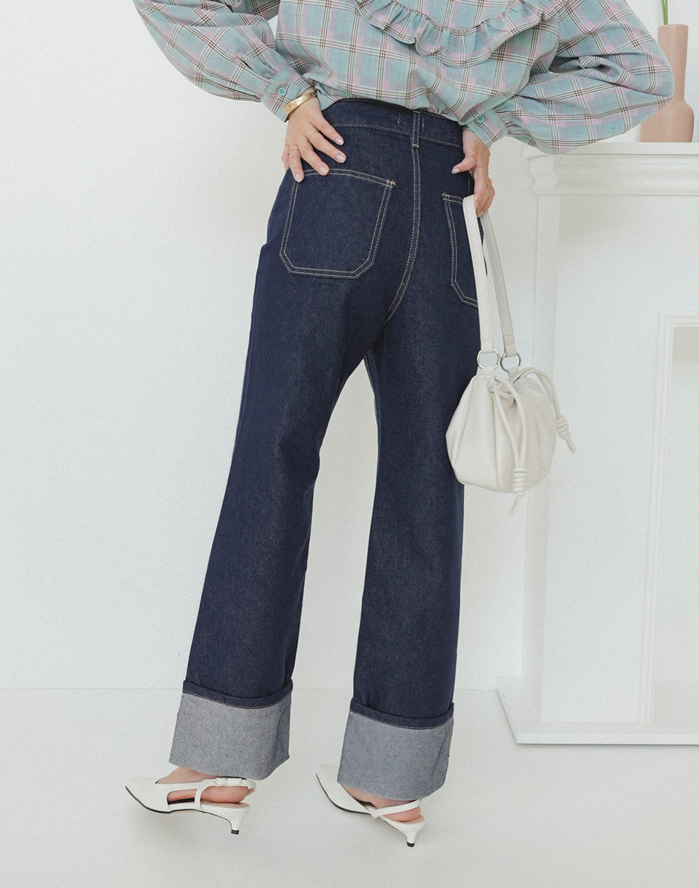 roll up wide denim | 詳細画像6