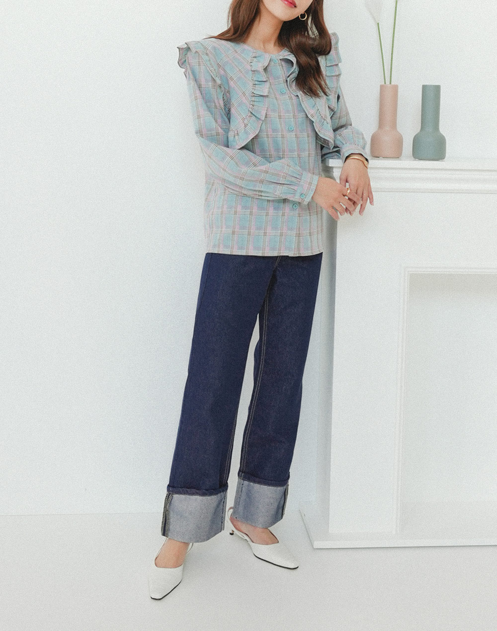 roll up wide denim | 詳細画像15